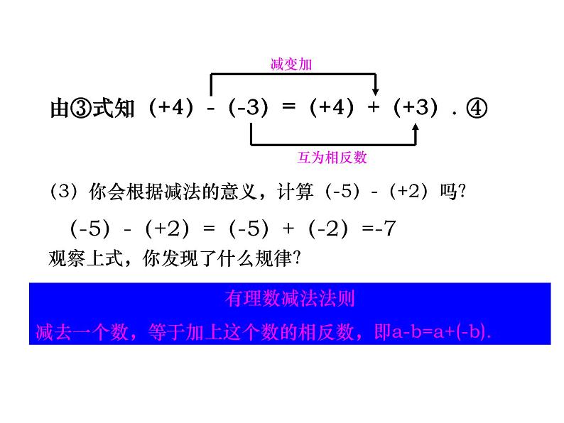 青岛版七年级数学上册课件：3.1有理数的加法与减法 (4份打包)03