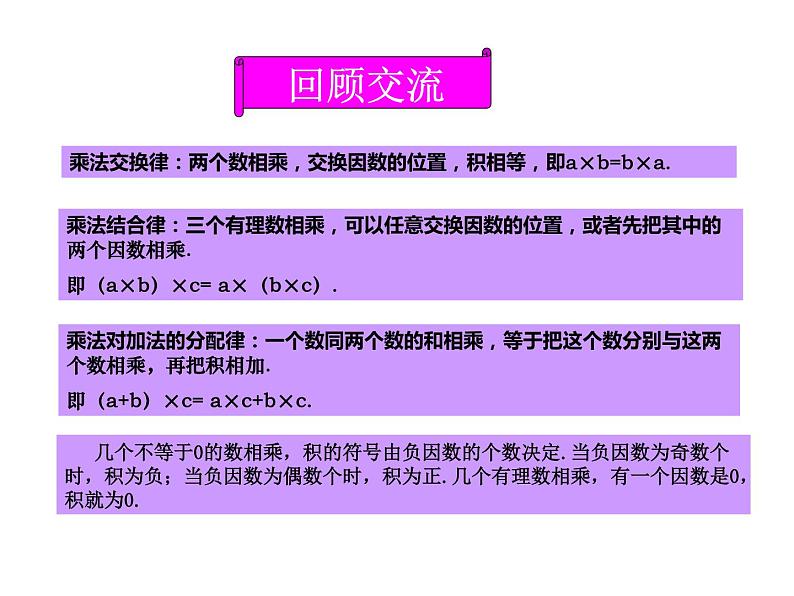 青岛版七年级数学上册课件：3.2有理数的乘法与除法 (3份打包)02