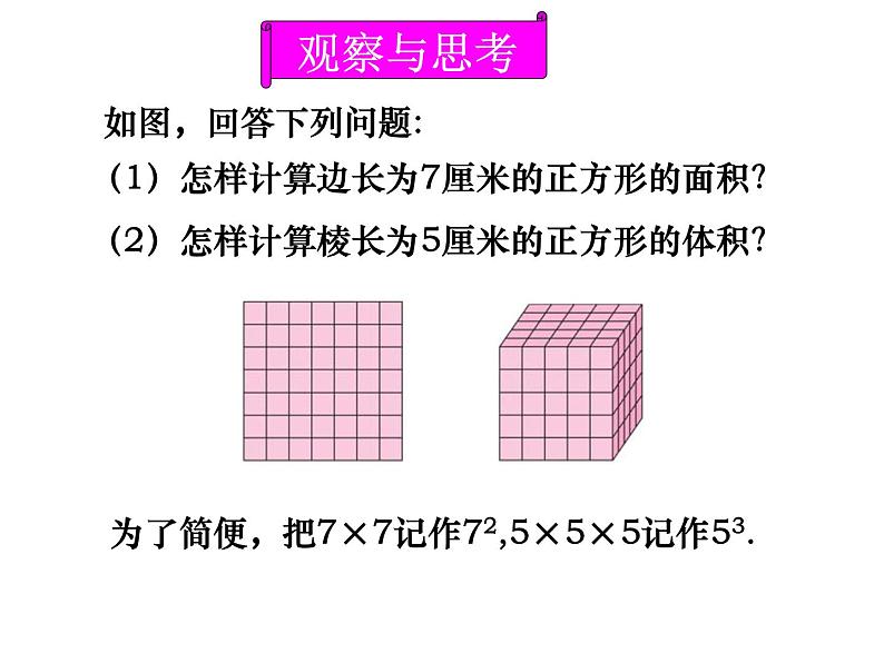 山东省临朐县沂山风景区大关初级中学青岛版七年级数学上册课件：3.3.1有理数的乘方（1）第2页