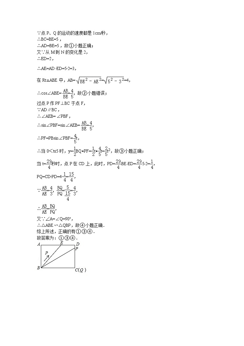 中考数学复习专题讲座十一  动点型问题（一）02