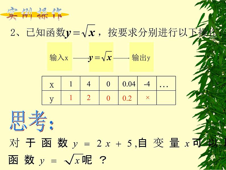 沪教版数学八上18.1《函数的概念》课件404