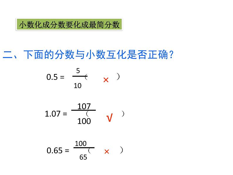 沪教版六年级数学上册 《分数与小数的互化》ppt课件第5页