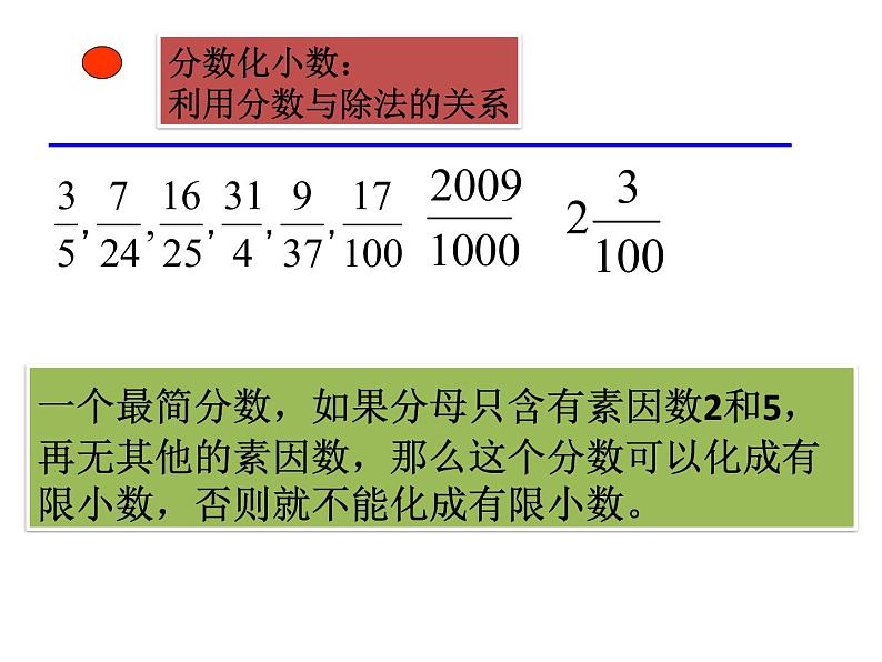 沪教版六年级数学上册 《分数与小数的互化》ppt课件第7页