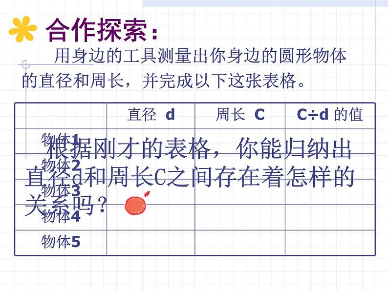 沪教版六年级数学上册 圆的周长课件05