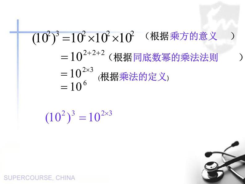 沪教版数学七上课件9.8 幂的乘方课件第5页