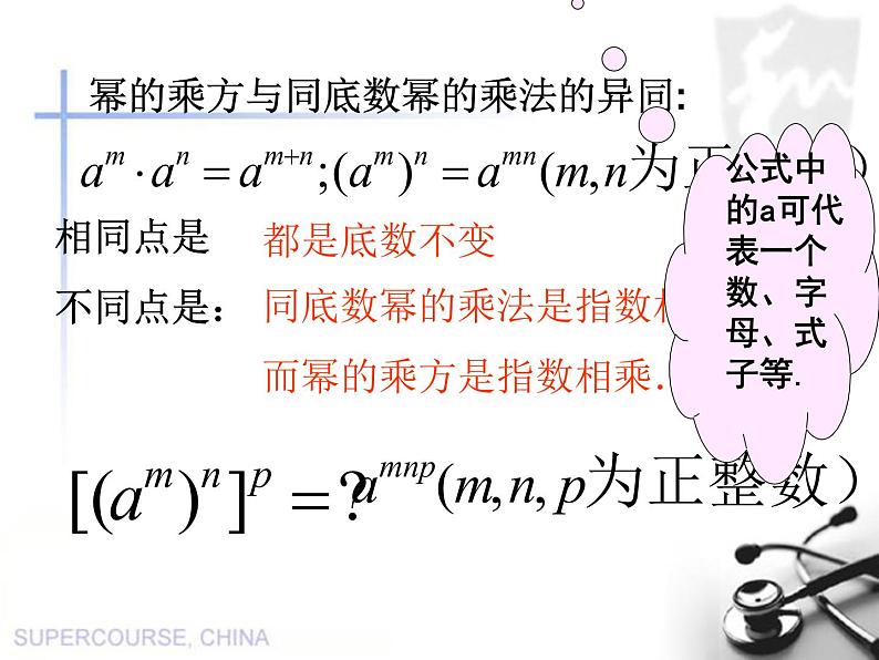 沪教版数学七上课件9.8 幂的乘方课件第8页