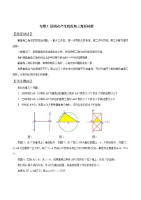 专题03 因动点产生的面积问题-版突破中考数学压轴之学霸秘笈大揭秘 学生版+教师版