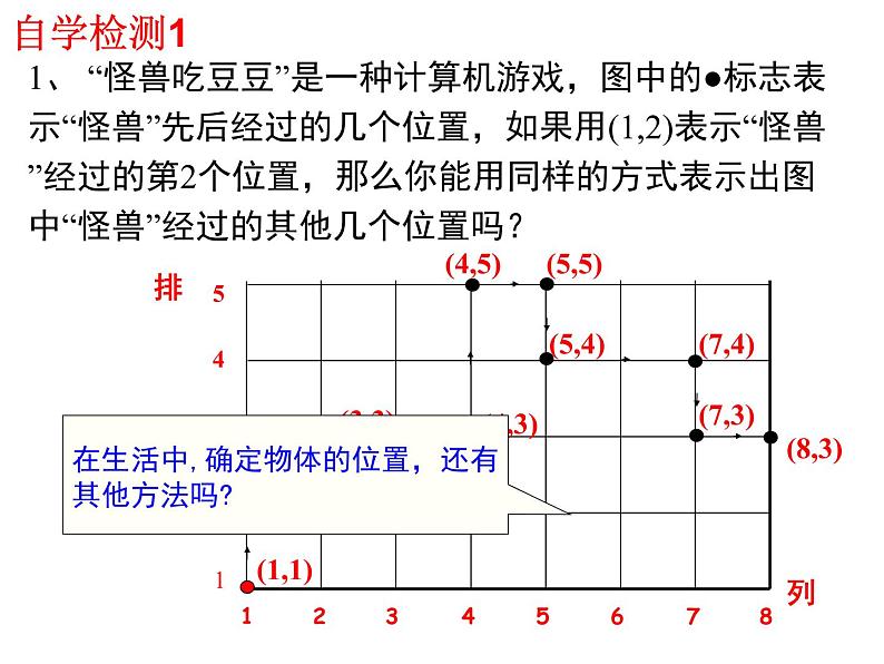 3.1确定位置-北师大版八年级数学上册课件第4页