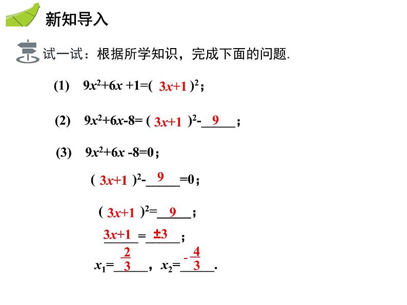 1.2 第2课时 用配方法解二次项系数为1的一元二次方程-2020秋苏科版九年级数学上册课件(共15张PPT)03