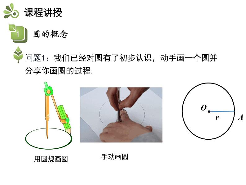 2.1 第1课时 圆的概念、点与圆的位置关系-2020秋苏科版九年级数学上册课件(共17张PPT)05