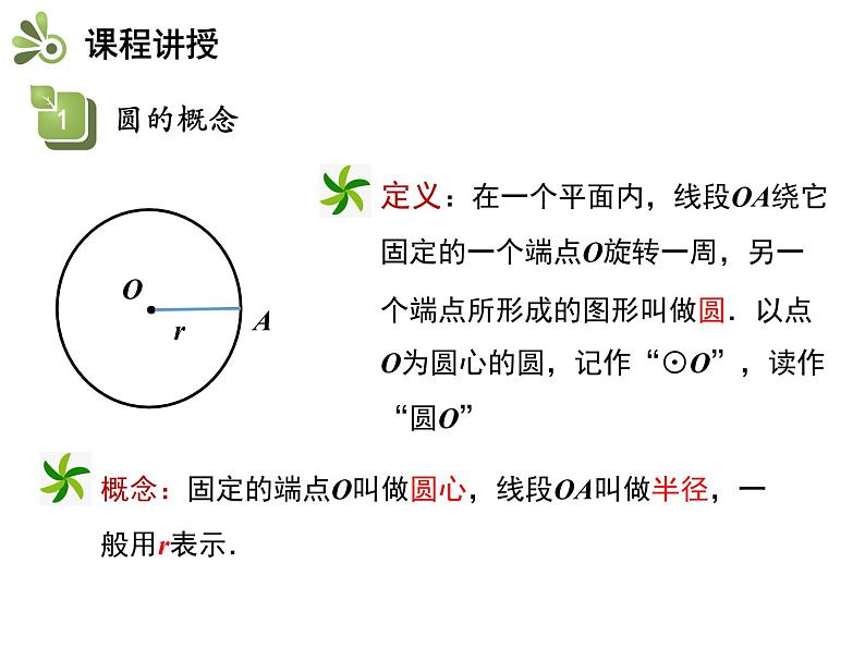 2.1 第1课时 圆的概念、点与圆的位置关系-2020秋苏科版九年级数学上册课件(共17张PPT)06