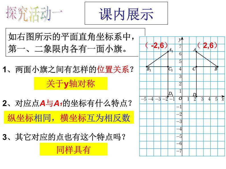 3.3轴对称与坐标变化-北师大版八年级数学上册课件06