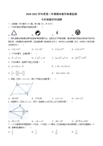 广东省揭阳市揭东区2020-2021学年七年级下学期期末数学试题（word版 含答案）