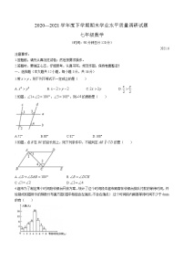 山东省临沂市罗庄区2020-2021学年七年级下学期期末数学试题（word版 含答案）