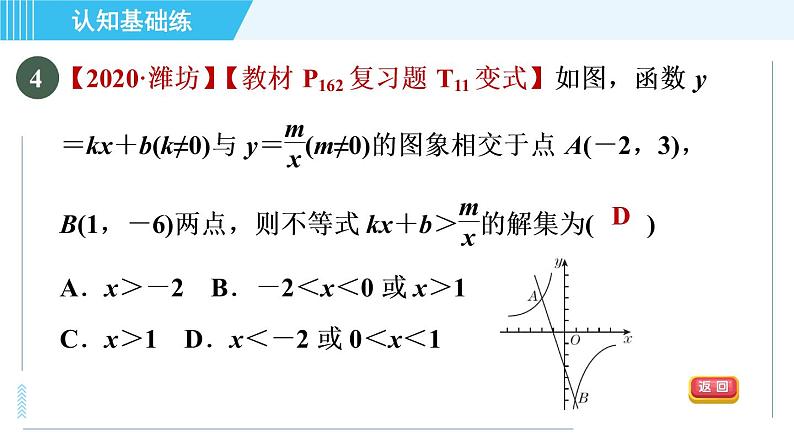 北师版九年级上册数学习题课件 第6章 6.3目标一　建立反比例函数模型的应用第6页