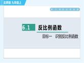 北师版九年级上册数学习题课件 第6章 6.1目标一　识别反比例函数