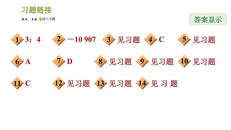 北师版七年级上册数学课件 第2章 功能特训 有理数及其相关概念应用的六大功能第2页