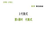 北师版七年级上册数学课件 第3章 3.2.1 代数式