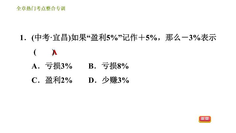 北师版七年级上册数学课件 第2章 全章热门考点整合专训第3页