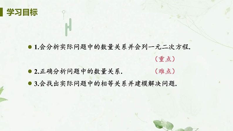 21.3课时1 传播，循环，数字问题 课件-2021-2022学年人教版九年级数学上册第2页