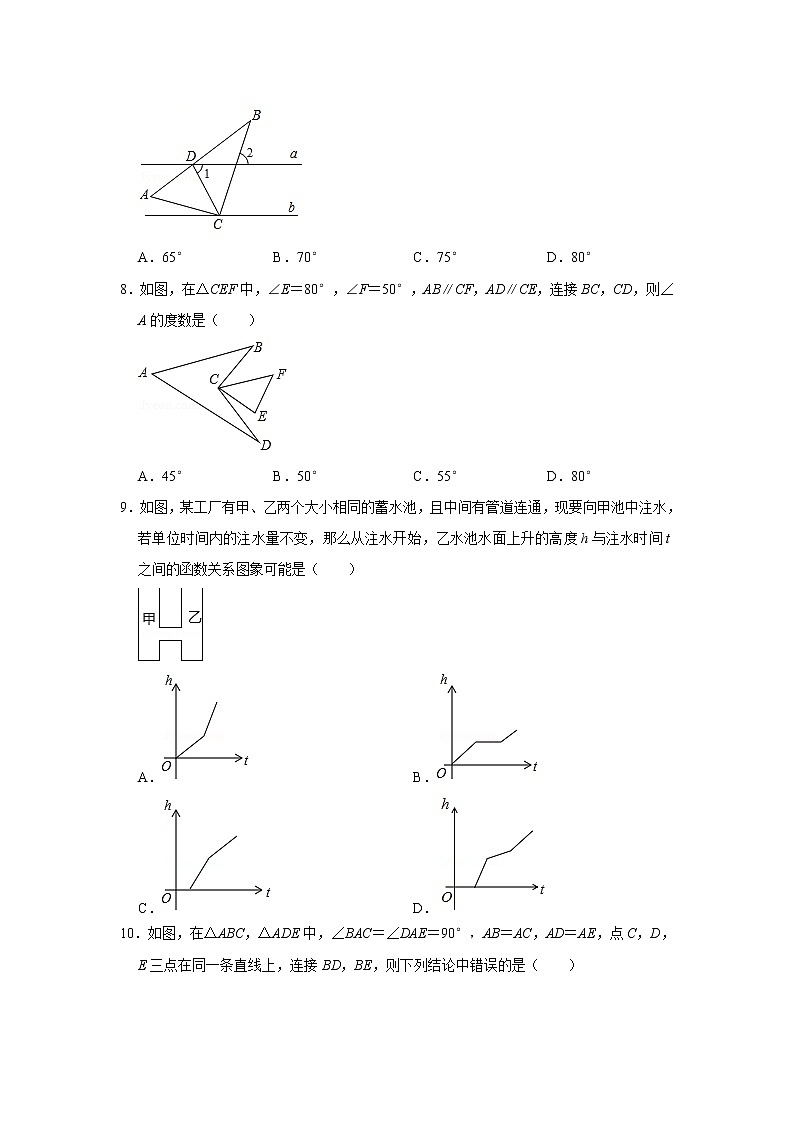 四川省成都市2020-2021学年七年级下学期期末数学试卷（word版 含答案）第2页