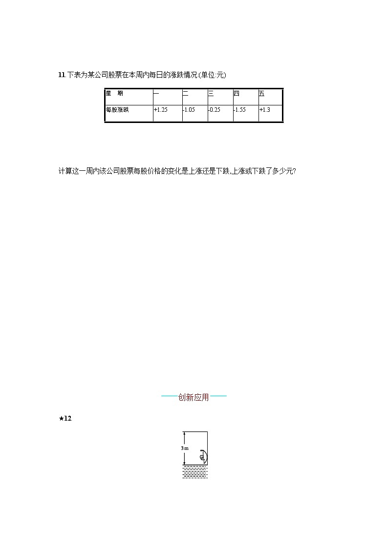 【人教版】七上：1.3.2.2《有理数的加减混合运算》课时练习03