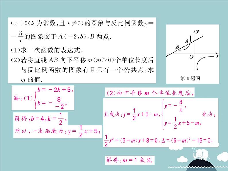 九年级数学下册 第二十六章 反比例函数与一次函数的综合应用（第1课时）课件 （新版）新人教版05