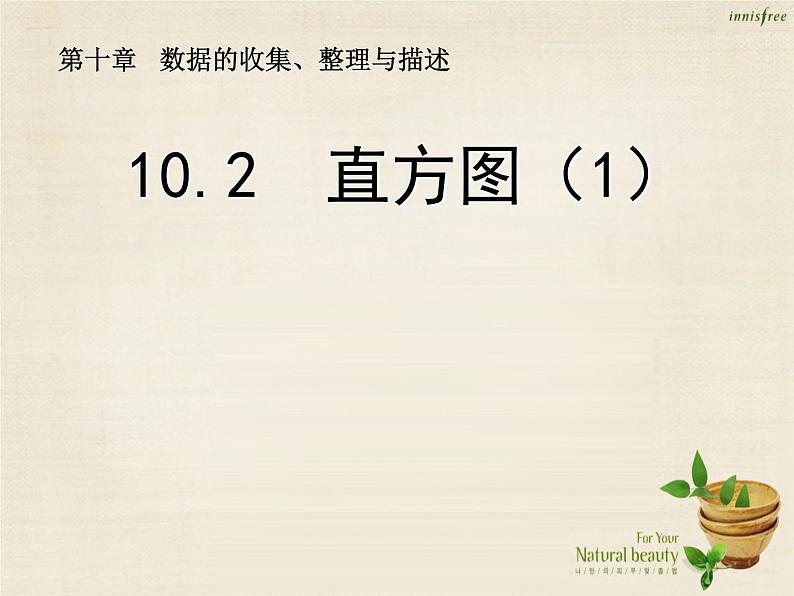 【新课标教案】七年级数学下册 10.2 直方图课件1 （新版）新人教版01