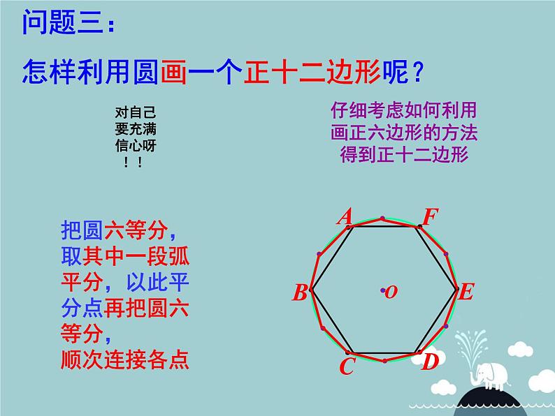 【新课标教案】九年级数学上册 24.3 正多边形和圆（第2课时）课件 （新版）新人教版06