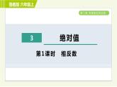 鲁教版六年级上册数学习题课件 第2章 2.3.1相反数