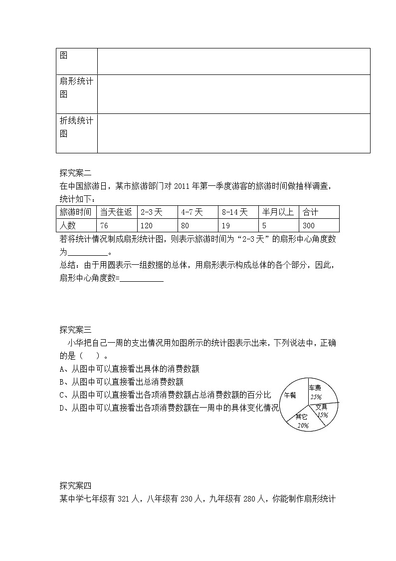沪科版七年级上册数学 第5章 【学案】数据的整理教案第2页
