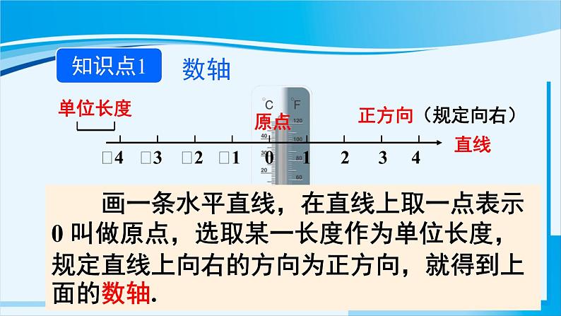 北师大版七年级数学上册 第二章 有理数及其运算  2.2 数轴 课件05