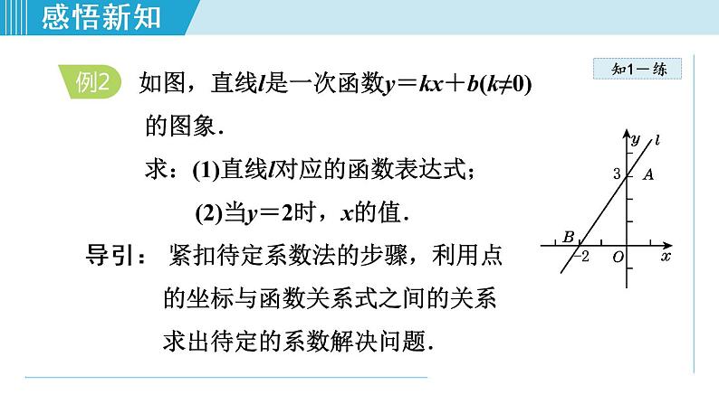 北师大版八年级数学上册   4.4.1   一次函数的表达式的求法 课件第6页