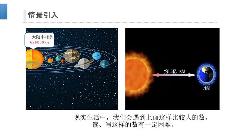 人教版七年级数学上册《有理数的乘方》PPT课件下载(第二课时科学记数法)课件 (3)第3页