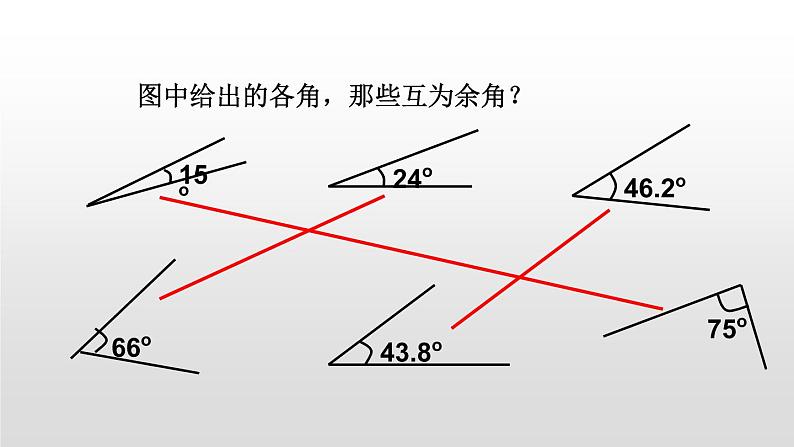 人教版七年级数学上册《余角和补角》图形初步认识PPT课件 (14)第6页