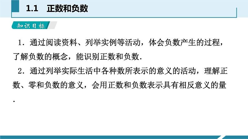 人教版七年级数学上册《正数和负数》有理数PPT课件 (1)第3页