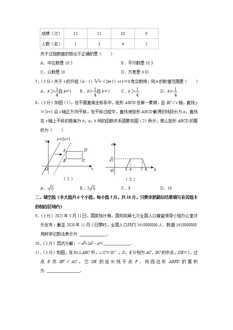 2021年山东省菏泽市中考数学试卷02