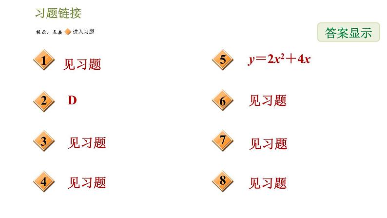 浙教版九年级上册数学课件 第1章 阶段方法技巧训练专训2求二次函数表达式的常见类型02