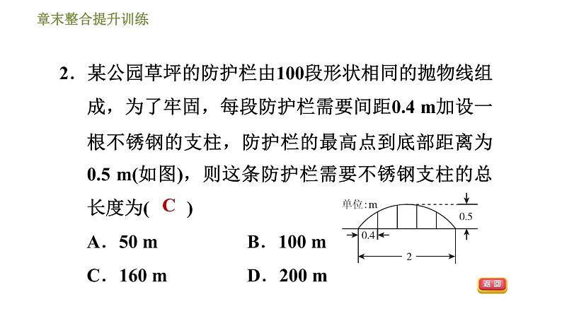 浙教版九年级上册数学课件 第1章 章末整合提升训练专训1　利用二次函数解决问题的四种类型07