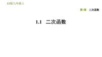 浙教版九年级上册1.1 二次函数示范课课件ppt