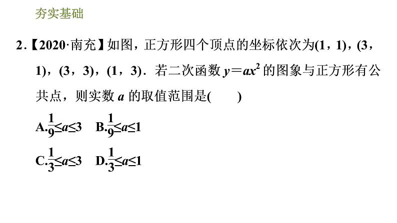 浙教版九年级上册数学课件 第1章 1.2.1二次函数y＝ax2(a≠0)的图象第5页