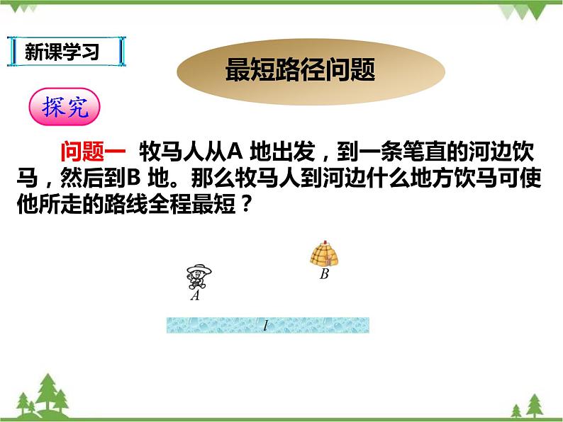 人教版数学八年级上册  13.4课程学习 最短路径问题 (课件+教案+练习）04