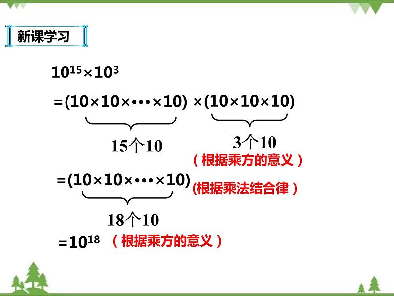 人教版数学八年级上册  14.1.1同底数幂的乘法 (课件+教案+练习）05