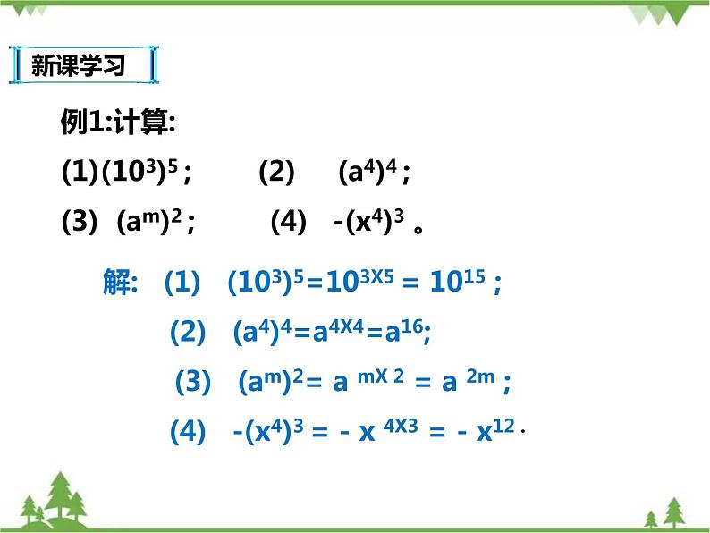 人教版数学八年级上册  14.1.2-14.1.3幂的乘方与积的乘方（课件+教案+练习）05