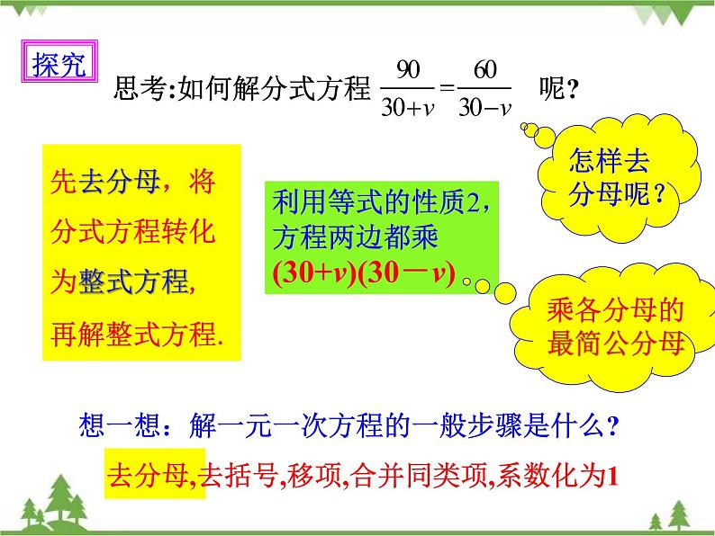 人教版数学八年级上册  15.3 分式方程（1）（课件+教案+练习）03