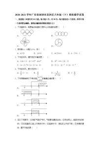 广东省深圳市龙岗区2020-2021学年八年级下学期期末数学试卷（word版 含答案）