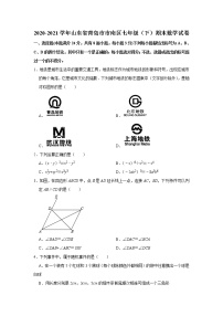 山东省青岛市市南区2020-2021学年七年级下学期期末考试数学试卷（word版 含答案）