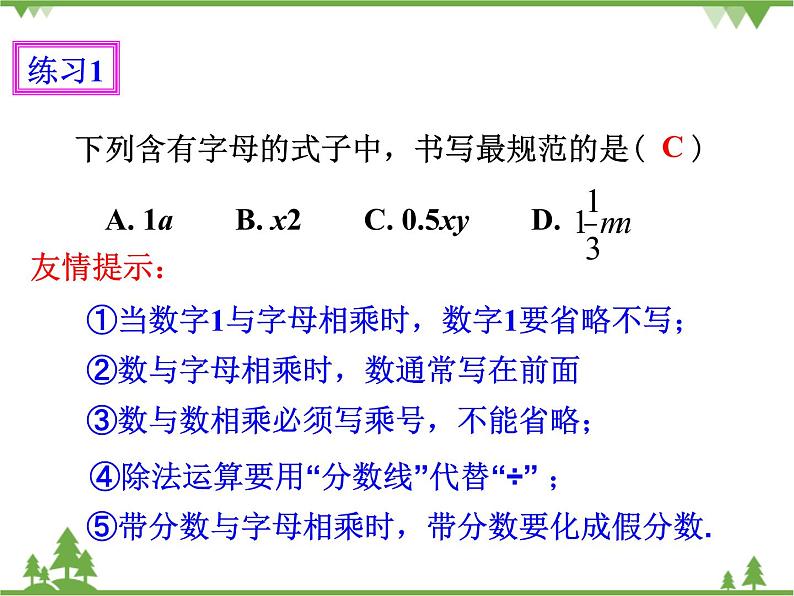2.1整式（1）课件第4页