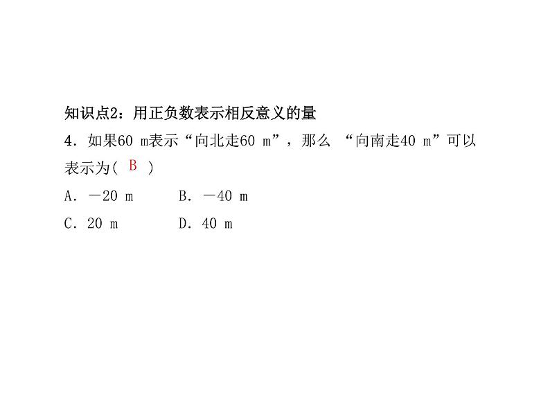 浙教版七年级数学上册《1.1从自然数到有理数(2)》课件 (含答案)第5页