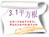 2021年浙教版数学七年级上册3.1《平方根》课件